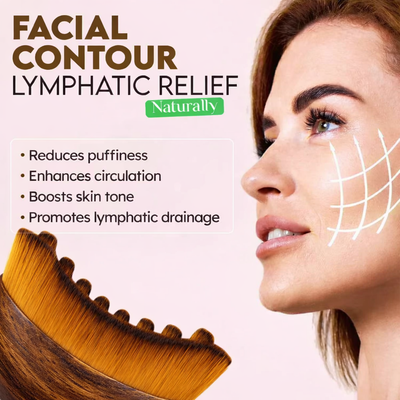 Alur Lymphatic Contour Face Brush